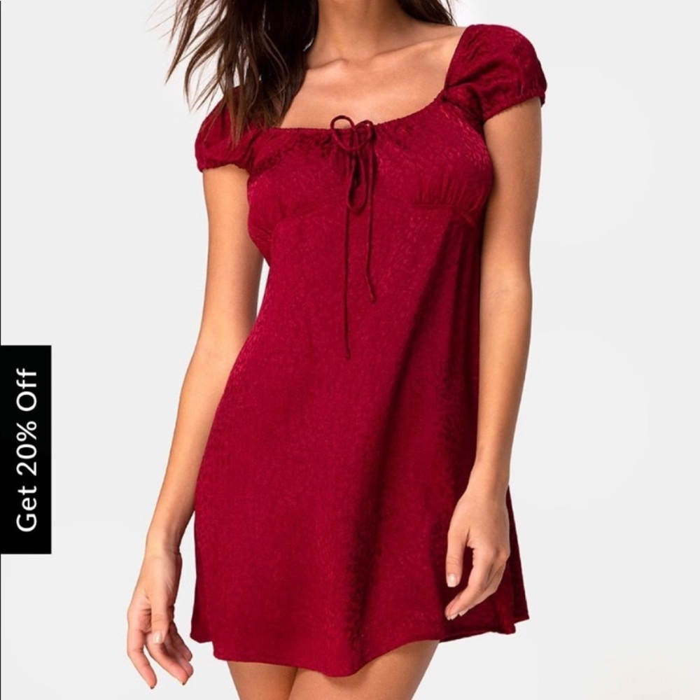 Motel Rocks Raspberry Gaval Dress